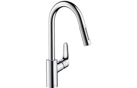 Смеситель для кухонной мойки с выдвижным изливом Hansgrohe Focus 31815000