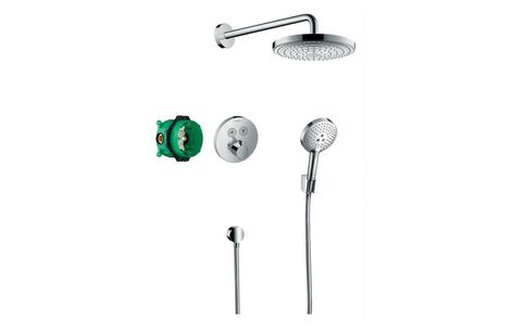 Термостатическая душевая система скрытого монтажа Hansgrohe ShowerSelect S 27297000