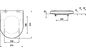 Медленно опускающееся сиденье с крышкой для унитаза Laufen Sonar