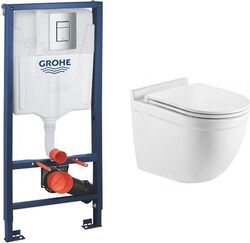 Комплект инсталляции Grohe Rapid SL 38772001 и подвесного унитаза Weltwasser WW SK Heimbach 004