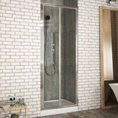 Стеклянная душевая дверь Bravat Drop 4120A
