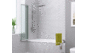 Раздвижная стеклянная шторка для ванны WasserKRAFT Main 41S02 L/R