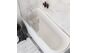 Комплект 5 в 1: акриловая ванна Am.Pm Like с каркасом, душевой шторкой, душевой системой и крючком