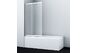 Раздвижная стеклянная шторка для ванны WasserKRAFT Main 41S02 L/R