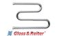 Водяной полотенцесушитель Gloss & Reiter М-образный с разной длиной колена