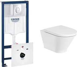 Комплект инсталляции Grohe Rapid SL 38750001 и подвесного унитаза Roca Gap Round