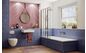 Складная стеклянная шторка для ванны Ambassador Bath Screens 16041110/11