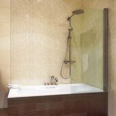 Распашная стеклянная шторка для ванны GuteWetter Lux Pearl GV-601