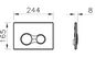 Инсталляция для подвесного унитаза Vitra 800-2017/18 с кнопкой смыва