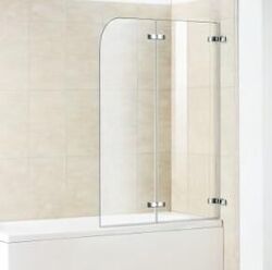 Складная стеклянная душевая шторка для ванны Weltwasser WW100 100ZD2