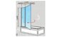 Распашная стеклянная шторка для ванны 1Marka HX-112C-1