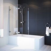 Складная стеклянная шторка для ванны GuteWetter Trend Pearl GV-862B