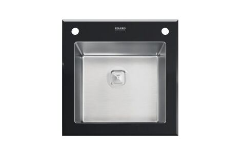 Стальная кухонная мойка Tolero Ceramic Glass TG-500