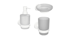 Набор аксессуаров для ванной Bemeta White 02