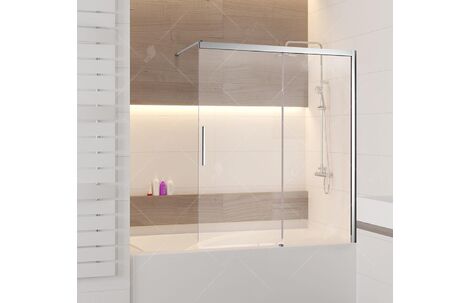 Раздвижная стеклянная шторка для ванны RGW Screens SC-43