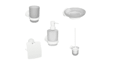 Набор аксессуаров для ванной и туалета Bemeta White 08