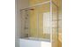 Раздвижная стеклянная шторка для ванны GuteWetter Practic Part GV-413