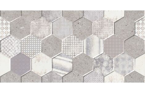 Netto Wall Cemento perht hexagon 60x30