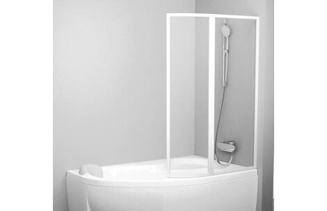 Складная стеклянная шторка для ванны Ravak Rosa