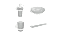 Набор аксессуаров для ванной Bemeta White 01.1