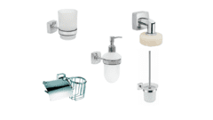 Набор аксессуаров для ванной и туалета Fixsen Kvadro 1.02
