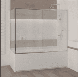 Раздвижная стеклянная шторка для ванны RGW Screens SC-82