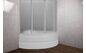 Распашная пластиковая шторка для ванны Bas Алегра