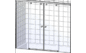 Раздвижная стеклянная шторка для ванны GuteWetter Slide Part GV-864
