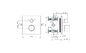 Термостатический смеситель скрытого монтажа для ванны/душа Ideal Standard Ceratherm C100 A7522