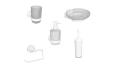 Набор аксессуаров для ванной и туалета Bemeta White 04