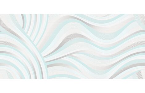 Cersanit Tiffany волна белый Вставка 44x20