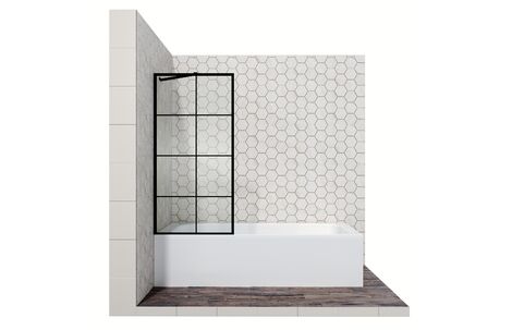 Неподвижная стеклянная шторка для ванны Ambassador Bath Screens 16041108/09