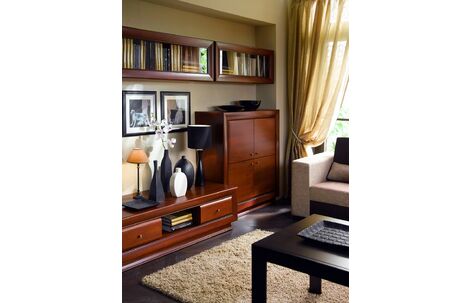 Коллекция мебели для гостиной Black Red White Largo Classic 4