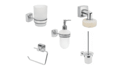 Набор аксессуаров для ванной и туалета Fixsen Kvadro 1